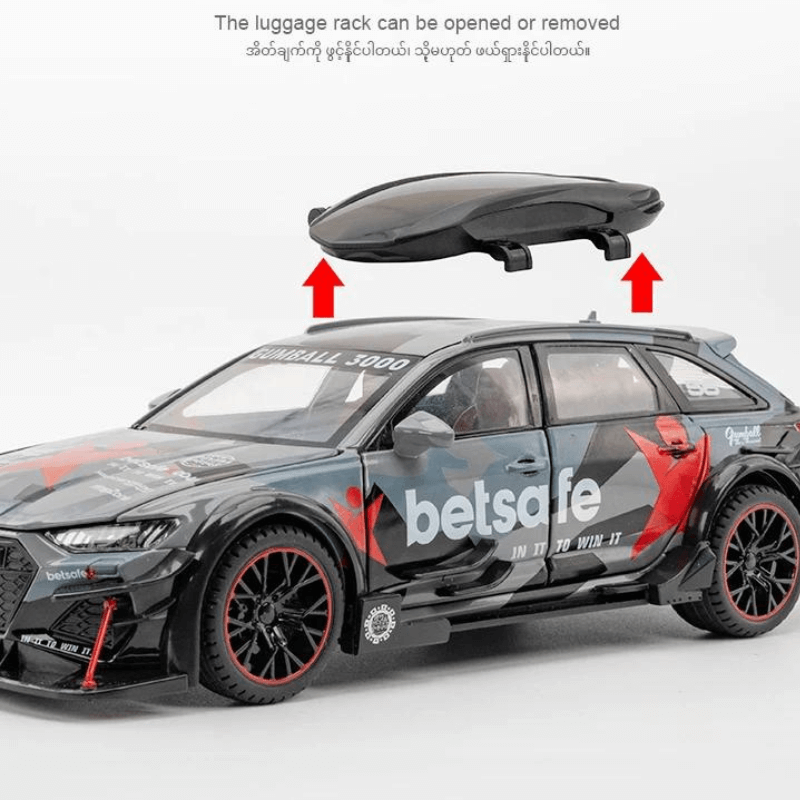 1/24 Scale Audi RS6 DTM Die-cast Alloy Model ... | Premium Alloy | KAIKAMFUNG