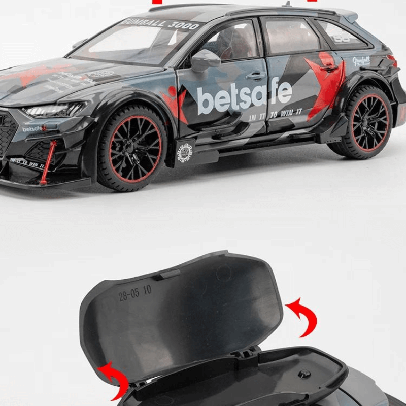 1/24 Scale Audi RS6 DTM Die-cast Alloy Model ... | Premium Alloy | KAIKAMFUNG