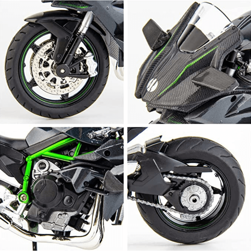 1/12 Scale Kawasaki Ninja H2R Superbike Model | Premium Alloy | KAIKAMFUNG