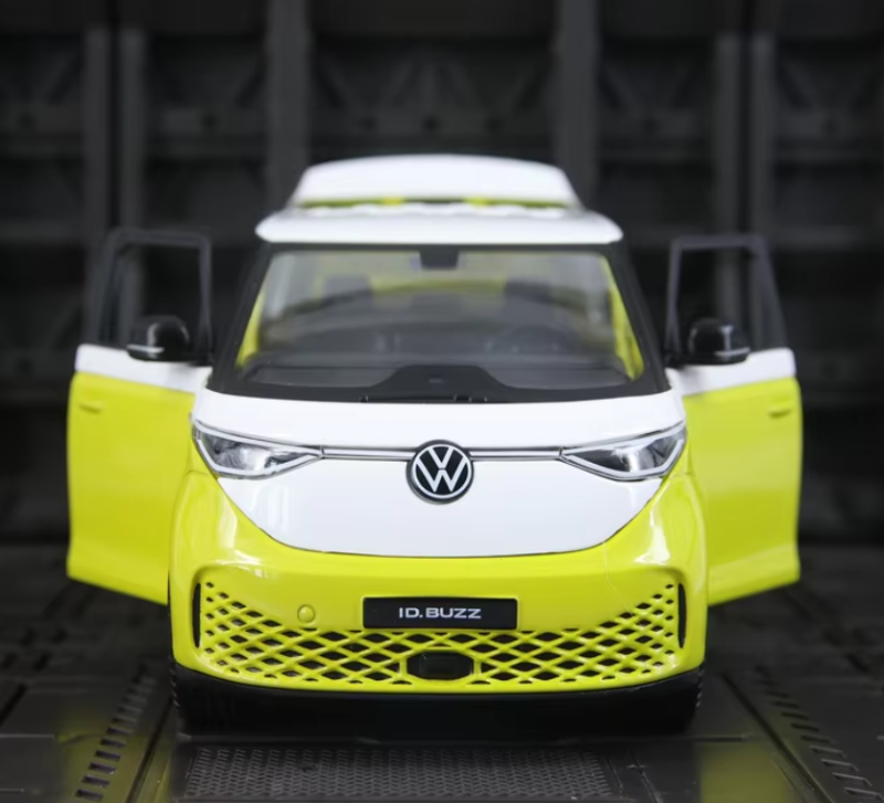 1:24 Simulation 2023 Volkswagen ID. Buzz Alloy Car Model | Premium Alloy Die-cast Model | KAIKAMFUNG