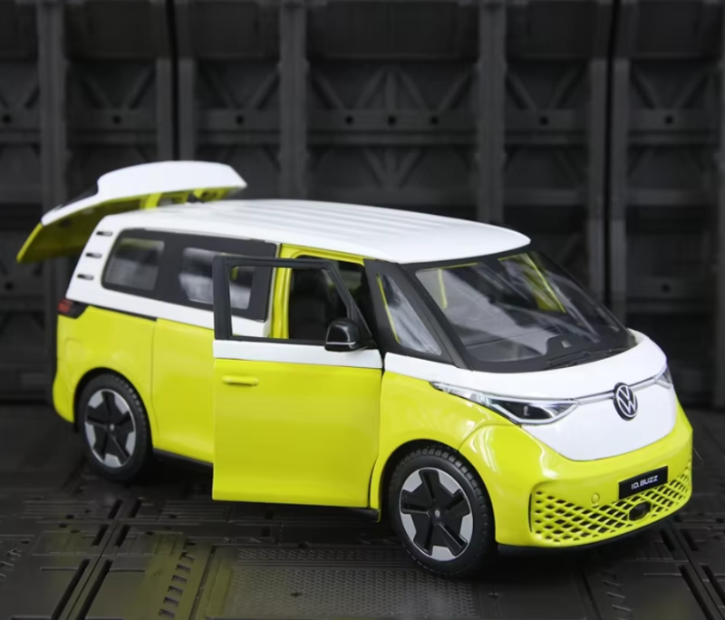 1:24 Simulation 2023 Volkswagen ID. Buzz Alloy Car Model | Premium Alloy Die-cast Model | KAIKAMFUNG