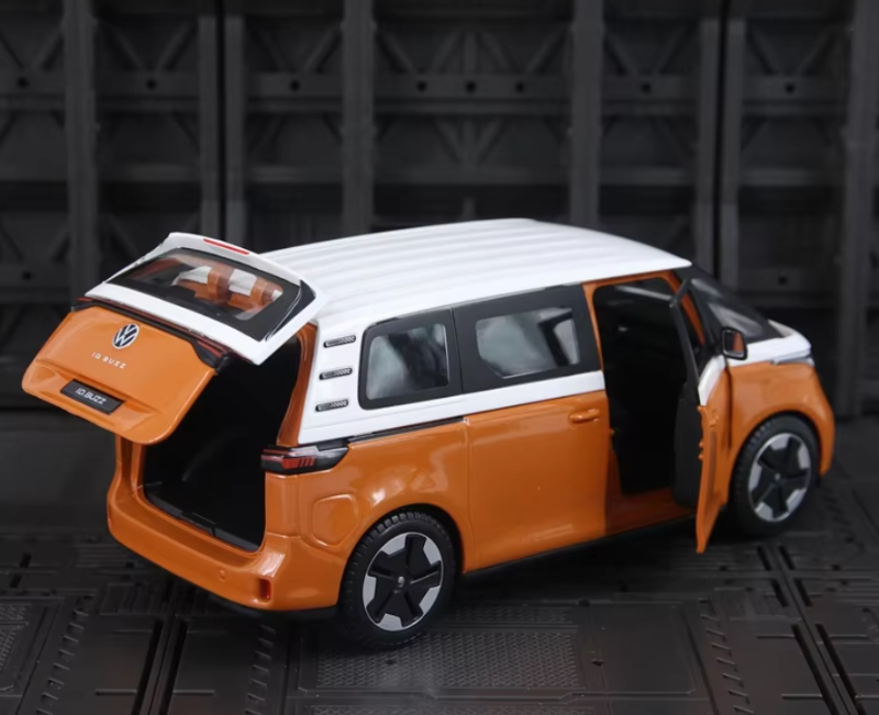 1:24 Simulation 2023 Volkswagen ID. Buzz Alloy Car Model | Premium Alloy Die-cast Model | KAIKAMFUNG