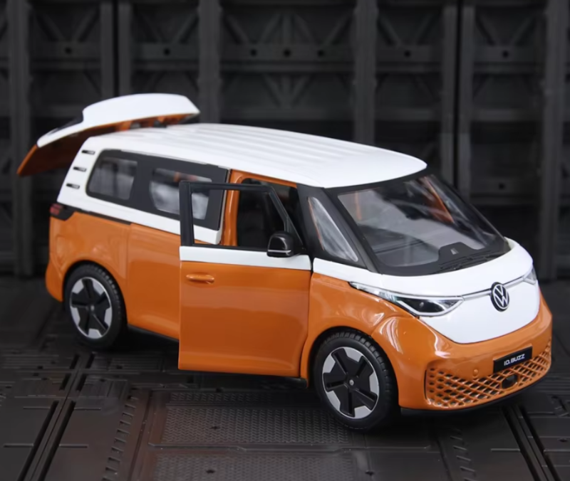 1:24 Simulation 2023 Volkswagen ID. Buzz Alloy Car Model | Premium Alloy Die-cast Model | KAIKAMFUNG