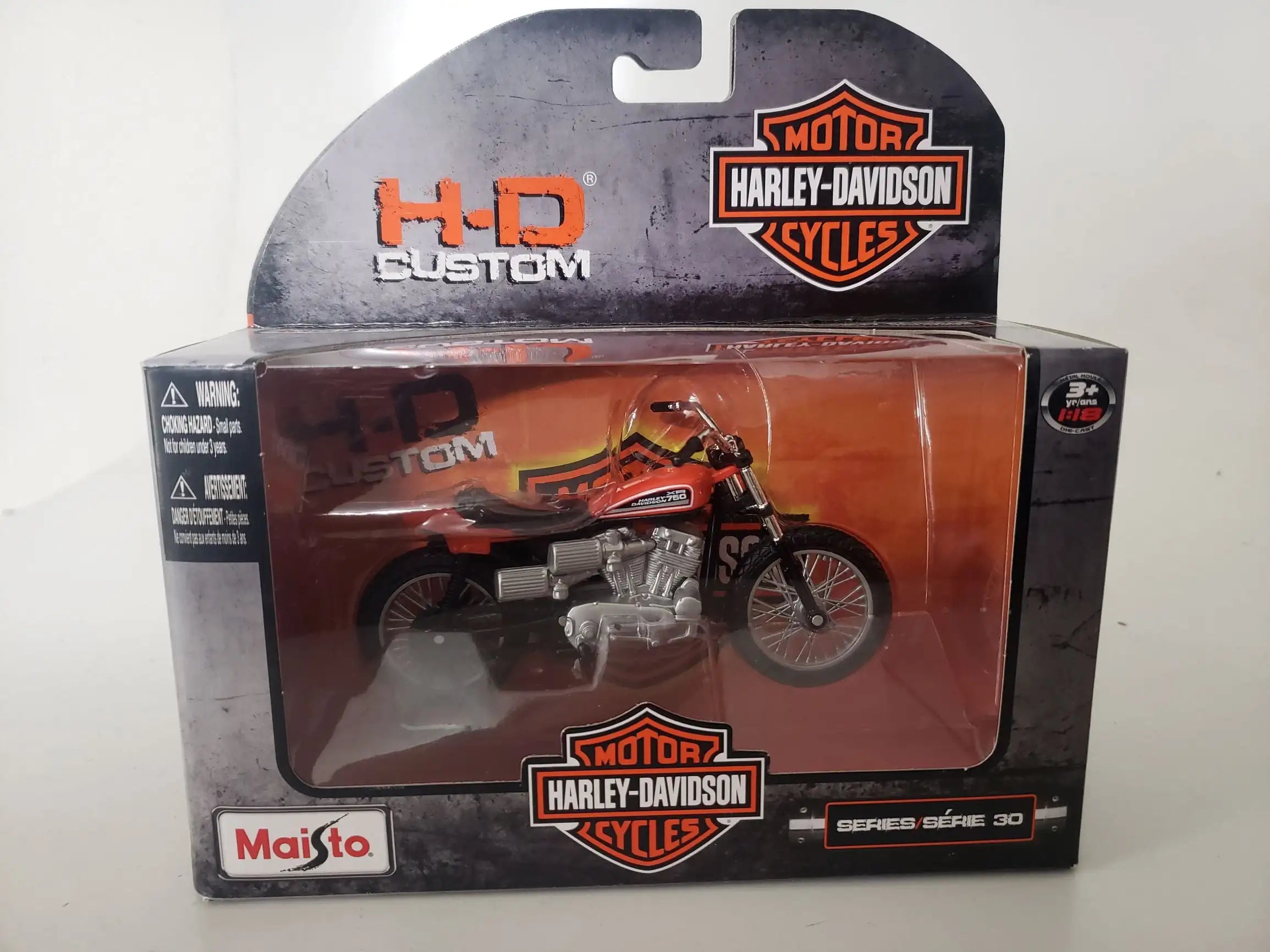 1:18 Harley Davidson 1972 Xr750 | KAIKAMFUNG Real Image