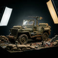 1:18 Jeep GB Tactical Military Model Old World War II