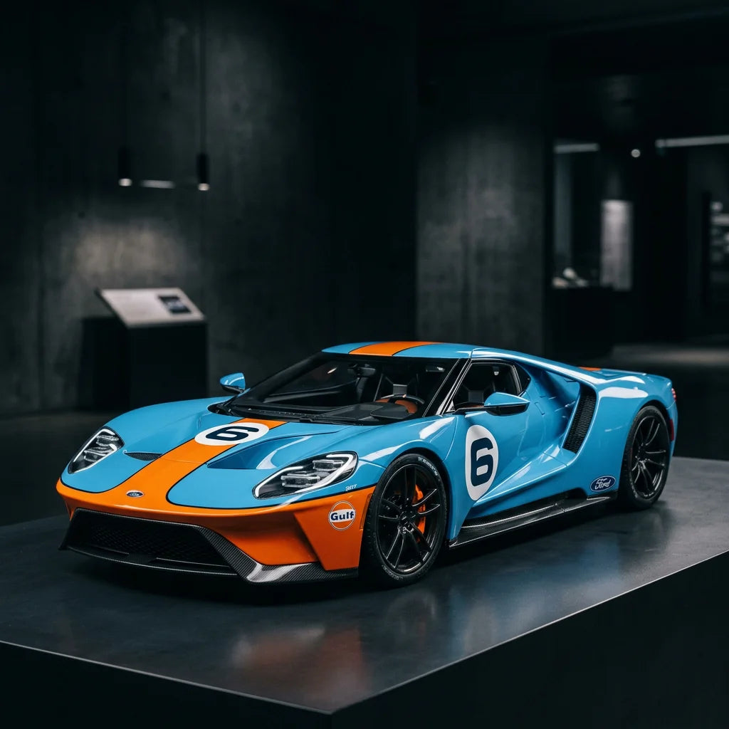 1:18 2017 Ford Gt Hardcover Edition Gulf