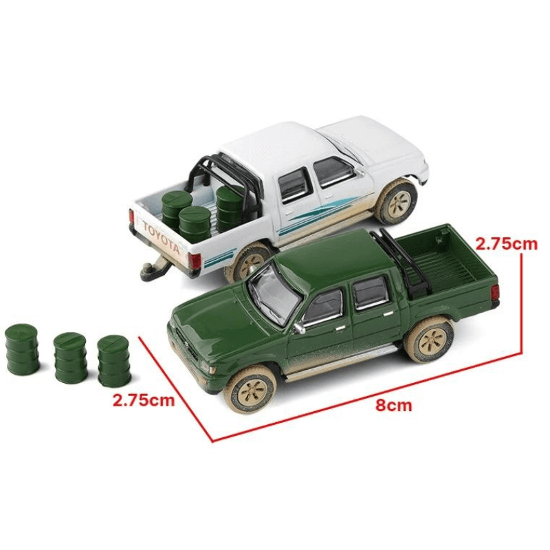 1/64 Scale TOYOTA Hilux Model Car | Premium Alloy | KAIKAMFUNG