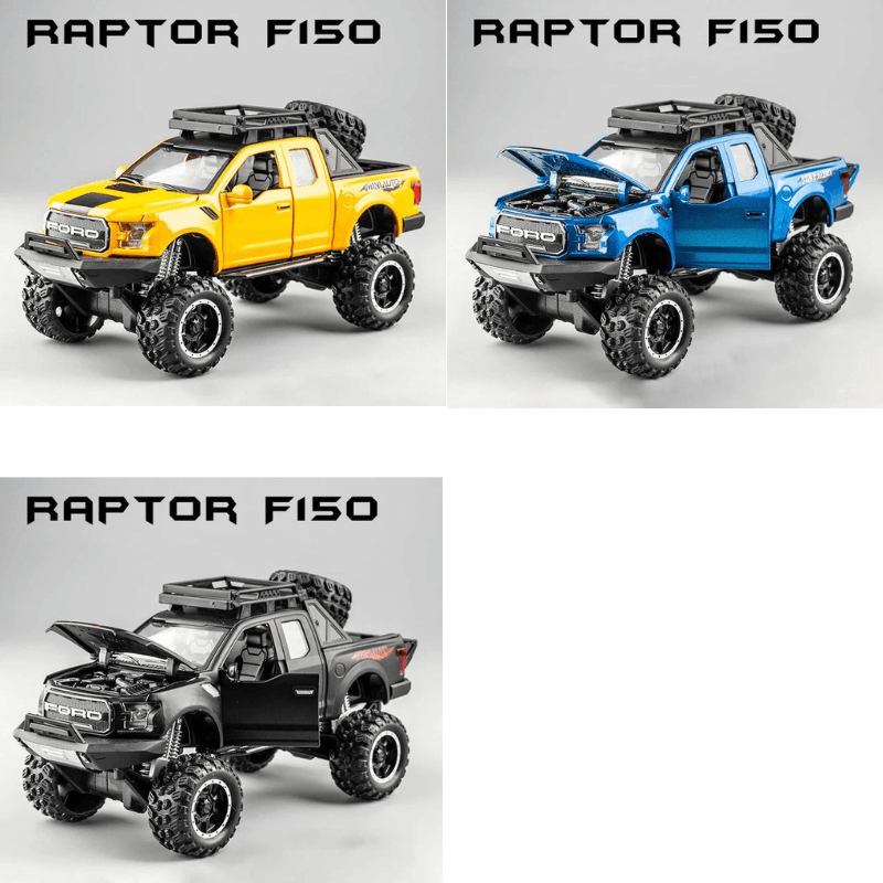 1/32 Scale Ford Raptor F150 Die-cast Model Ca... | Premium Alloy | KAIKAMFUNG