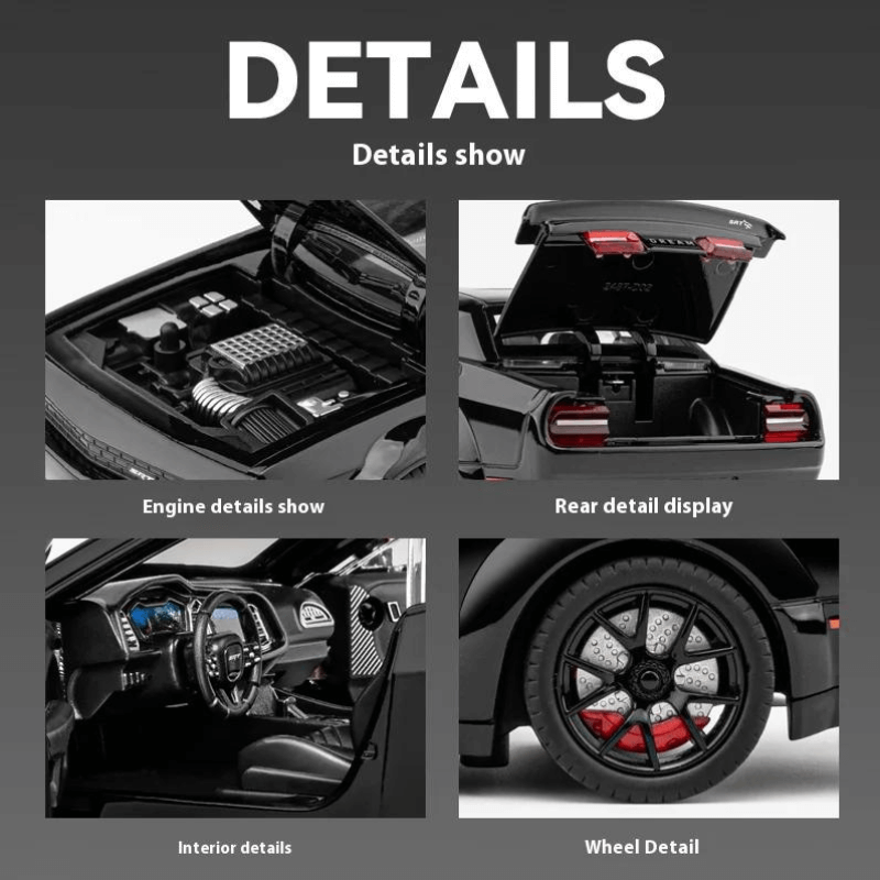 1:24 Dodge Challenger SRT Hellcat | KAIKAMFUNG