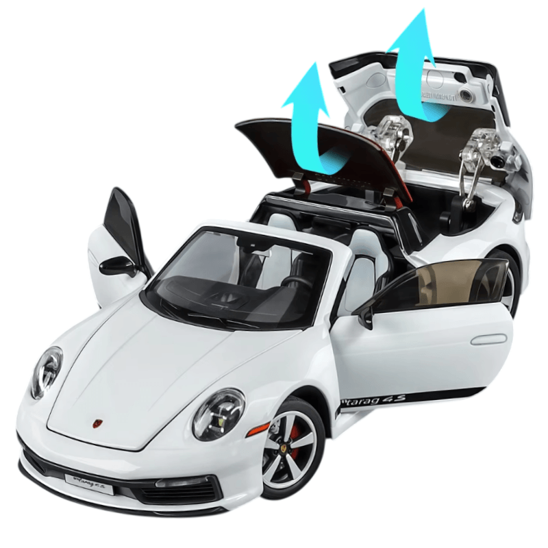 1/32 Scale Porsche 911 Targa Convertible Die-cast Model Car
