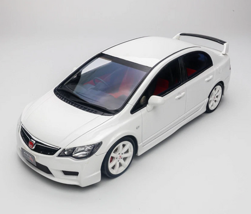 1/18 Otto Honda Civic Type R FD2 White|Premium Alloy Die-cast Model | KAIKAMFUNG