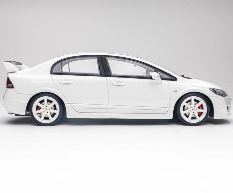 1/18 Otto Honda Civic Type R FD2 White|Premium Alloy Die-cast Model | KAIKAMFUNG