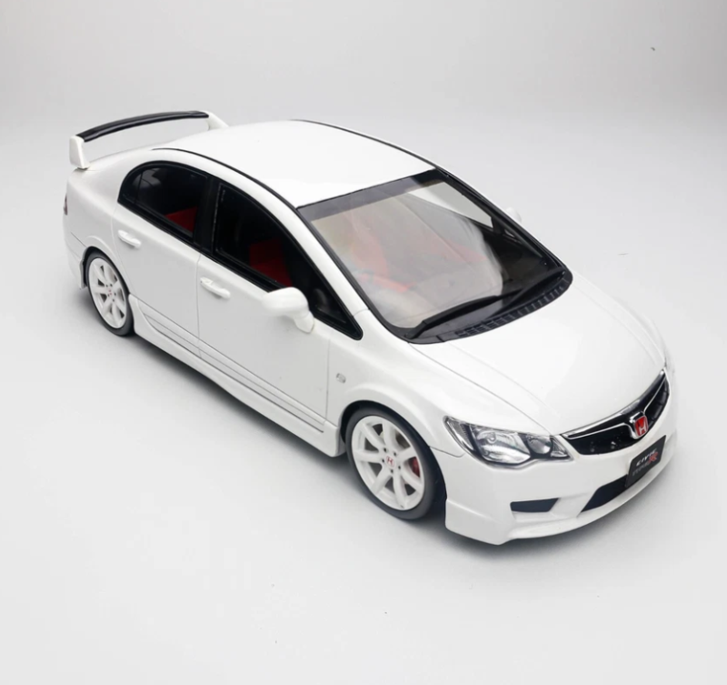 1/18 Otto Honda Civic Type R FD2 White|Premium Alloy Die-cast Model | KAIKAMFUNG