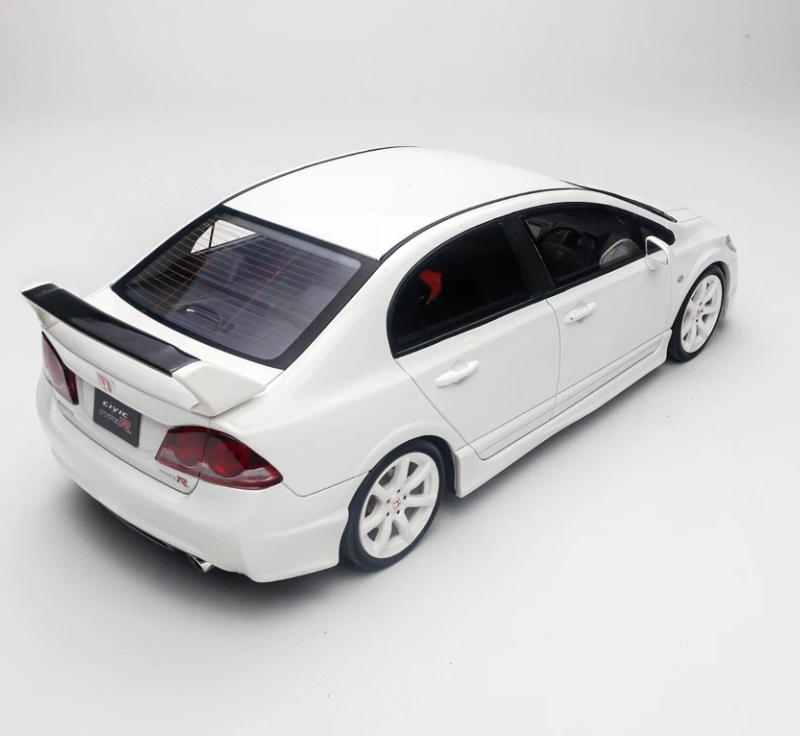 1/18 Otto Honda Civic Type R FD2 White|Premium Alloy Die-cast Model | KAIKAMFUNG