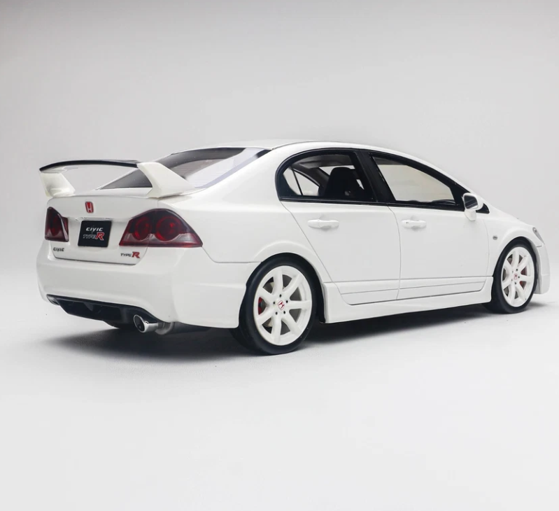 1/18 Otto Honda Civic Type R FD2 White|Premium Alloy Die-cast Model | KAIKAMFUNG