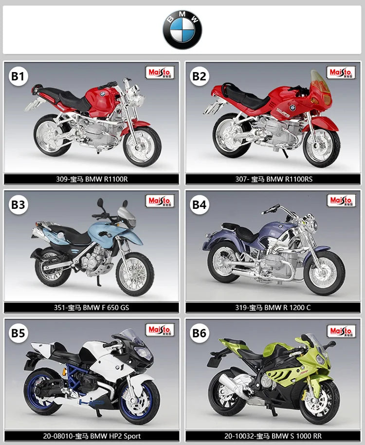 1:18 BMW R 1200 C R1200 | Premium Alloy Die-cast Model | KAIKAMFUNG