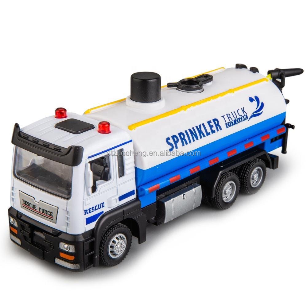 1:40 Fire Fighting Truck Water Spray | Premium Alloy Die-cast Model | KAIKAMFUNG