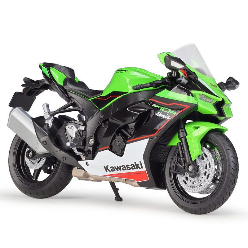 1/12 Kawasaki Ninja ZX-10R 2021 | Premium Alloy Die-cast Motorcycle | KAIKAMFUNG