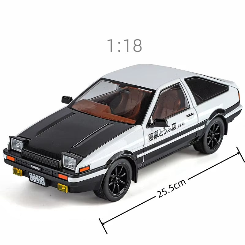 1:20 Initial D Toyota AE86 Trueno | Premium Alloy Die-cast Model | KAIKAMFUNG