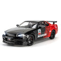 1:24 Nissan GTR-R34 | Premium Alloy Die-cast Model | KAIKAMFUNG