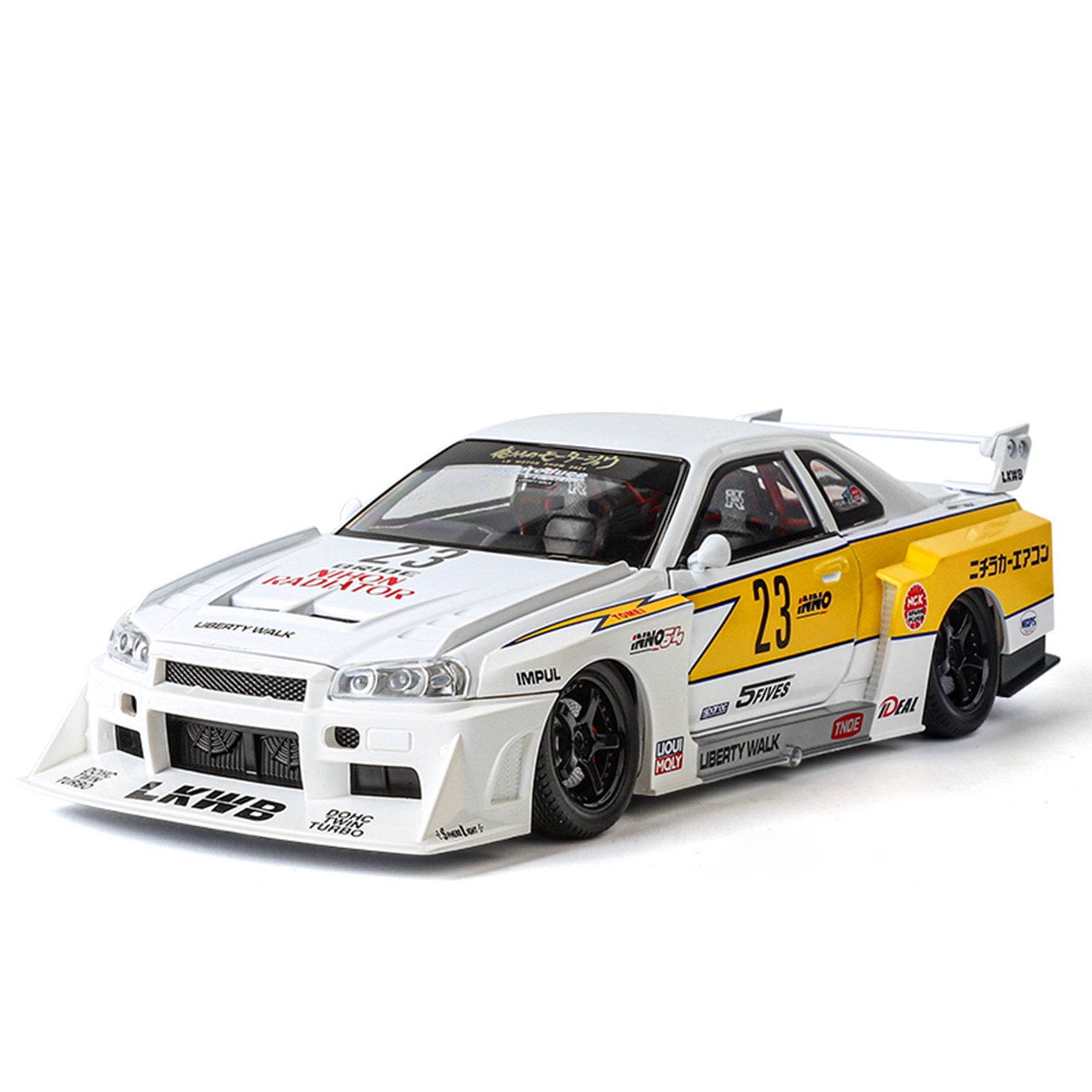1:24 Nissan Skyline Ares GTR R34 | Premium Alloy Die-cast Model | KAIKAMFUNG