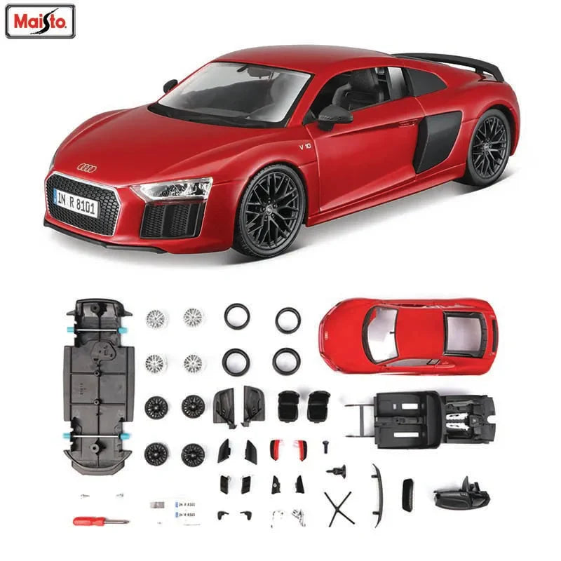 1:24 Porsche 911 GT3 RS  Chevrolet 454 Pick-up Assembled simulation