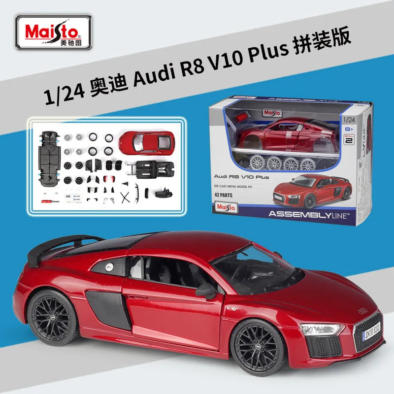 1:24 Porsche 911 GT3 RS  Chevrolet 454 Pick-up Assembled simulation