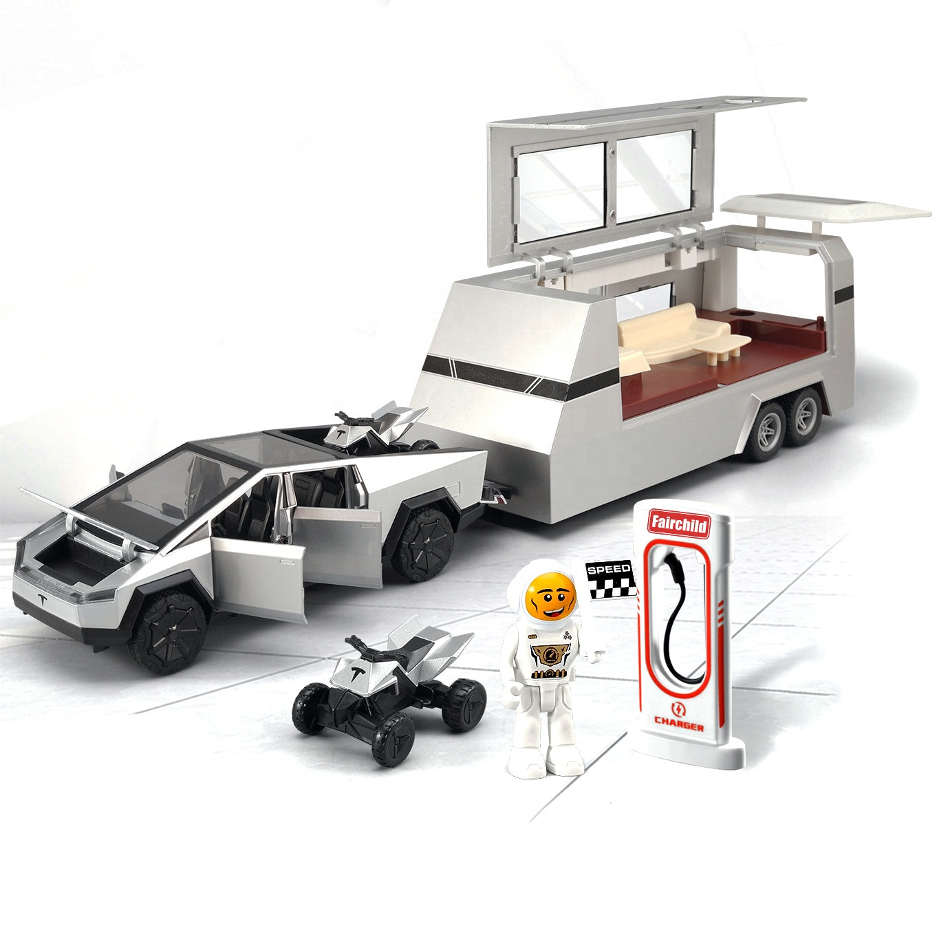 1:24 Tesla Cybertruck | Premium Alloy Die-cast Model | KAIKAMFUNG