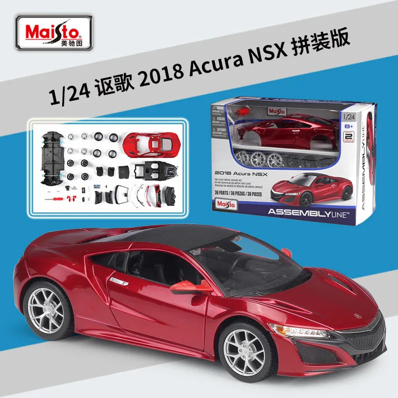 1:24 Porsche 911 GT3 RS  Chevrolet 454 Pick-up Assembled simulation