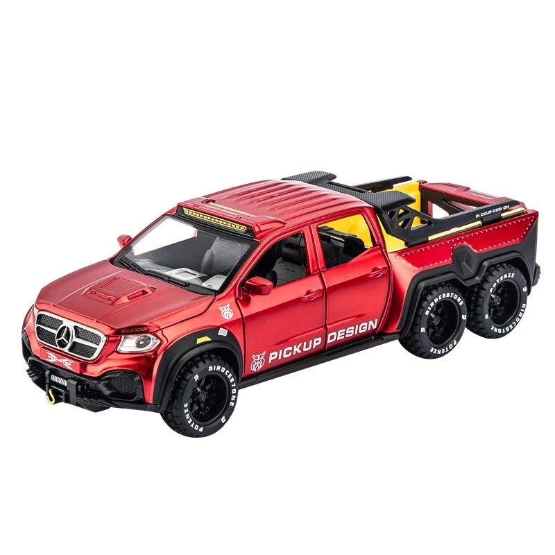1:28 Mercedes-Benz X-Class 6x6 | Premium Alloy Die-cast Model | KAIKAMFUNG
