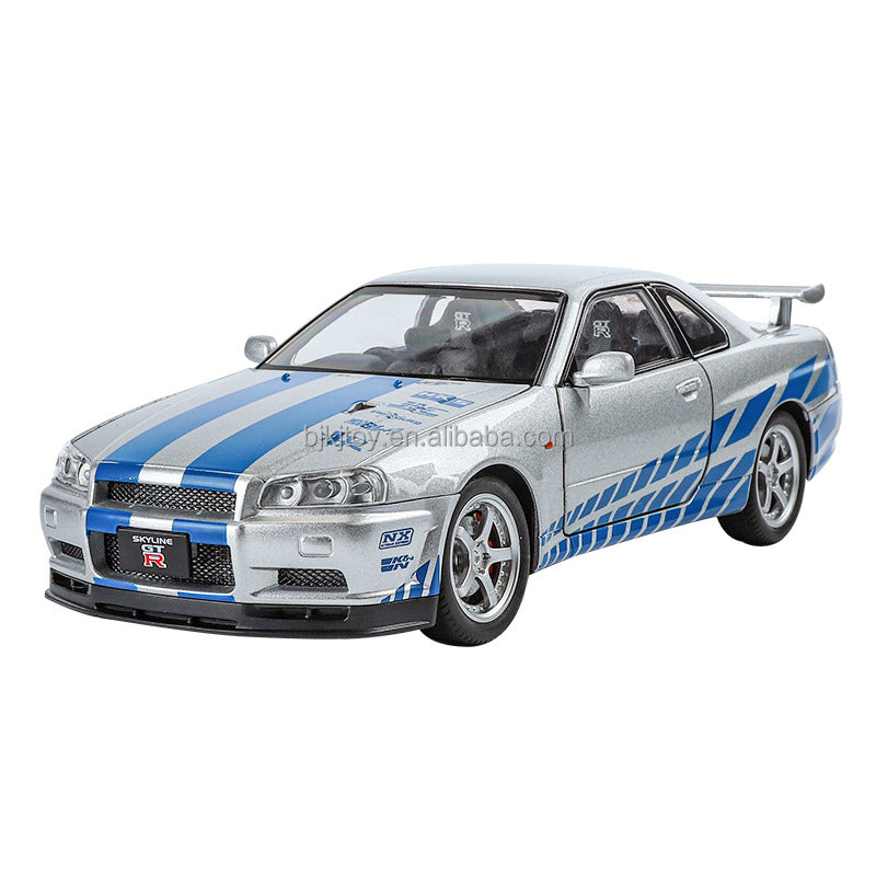 1:18 Nissan Skyline R34 | Premium Alloy Die-cast Model | KAIKAMFUNG