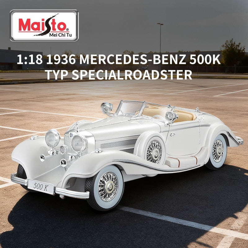 1:18 Mercedes-Benz 500K 1936 | Premium Alloy Die-cast Model | KAIKAMFUNG