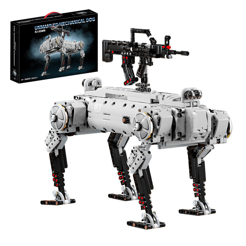 New Alloy Four Legged Intelligent Robot Wolf Model | Premium Alloy Die-cast Model | KAIKAMFUNG