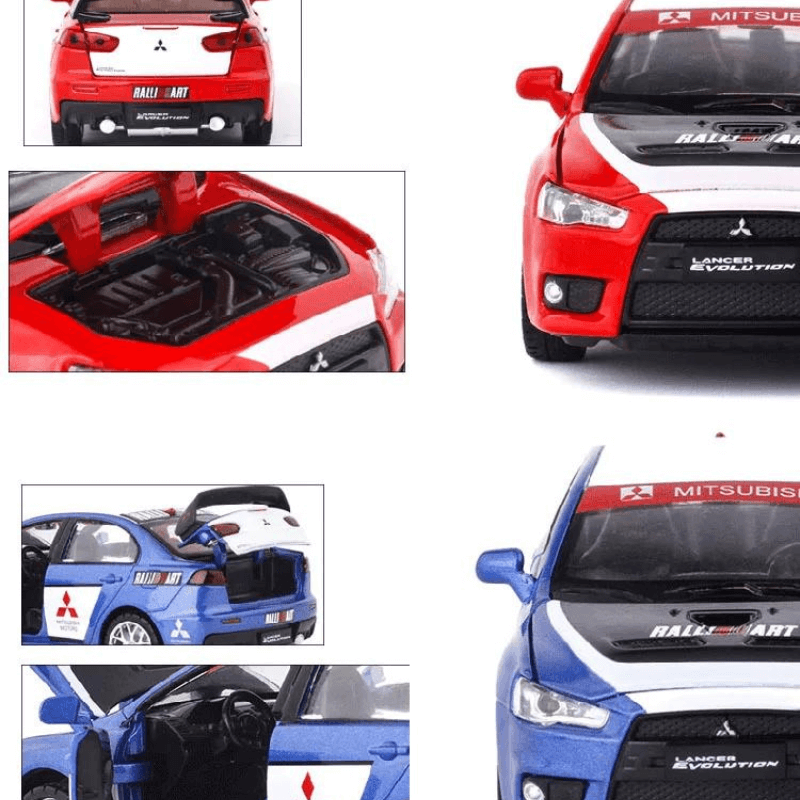 1/32 Scale Mitsubishi Evolution X Die-cast Mo... | Premium Alloy | KAIKAMFUNG