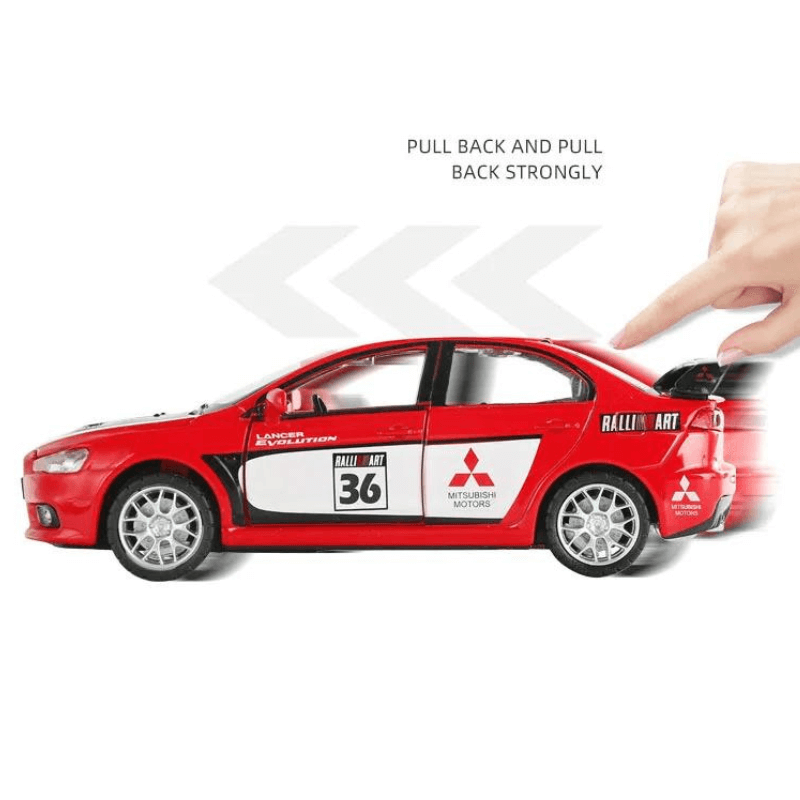 1/32 Scale Mitsubishi Evolution X Die-cast Mo... | Premium Alloy | KAIKAMFUNG