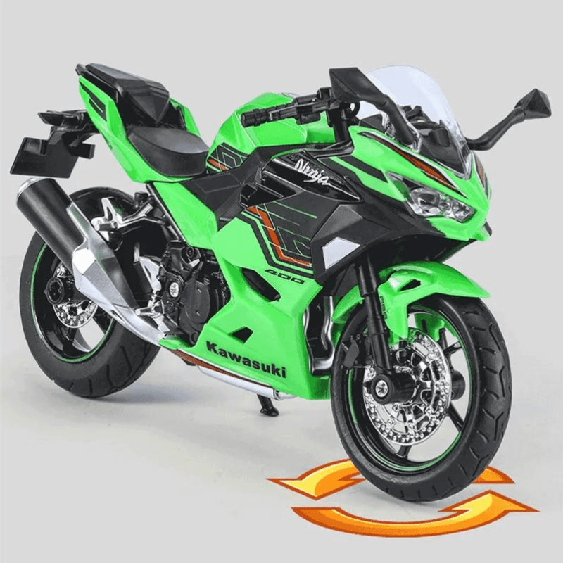 1/12 Scale Kawasaki Ninja 400 Alloy Model | Premium Alloy | KAIKAMFUNG
