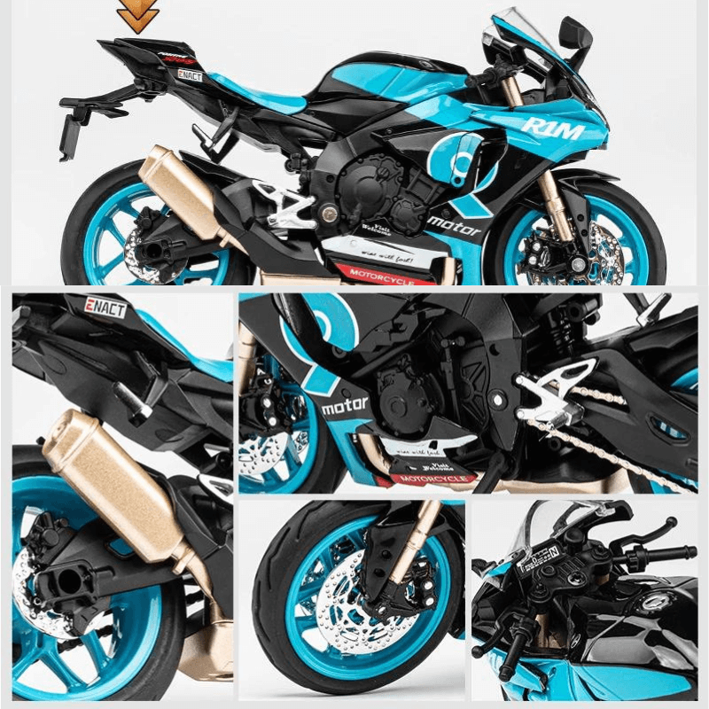 1/12 Scale YAMAHA R1M Die-cast Model | Premium Alloy | KAIKAMFUNG