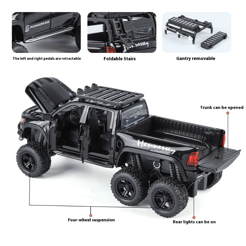 1:32 Dodge RAM Mammoth Pickup | Premium Alloy Die-cast Model | KAIKAMFUNG