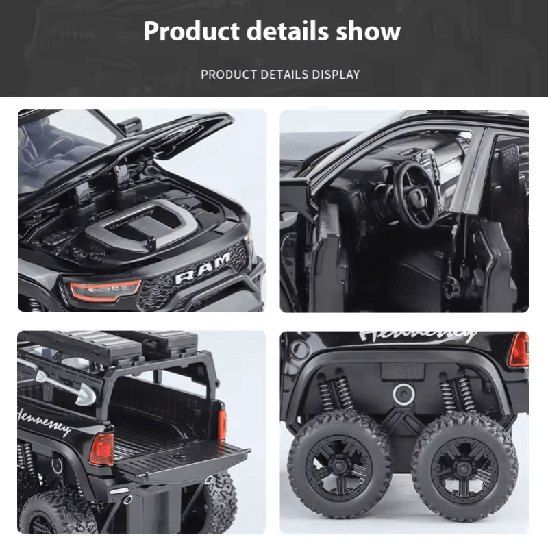 1:32 Dodge RAM Mammoth Pickup | Premium Alloy Die-cast Model | KAIKAMFUNG