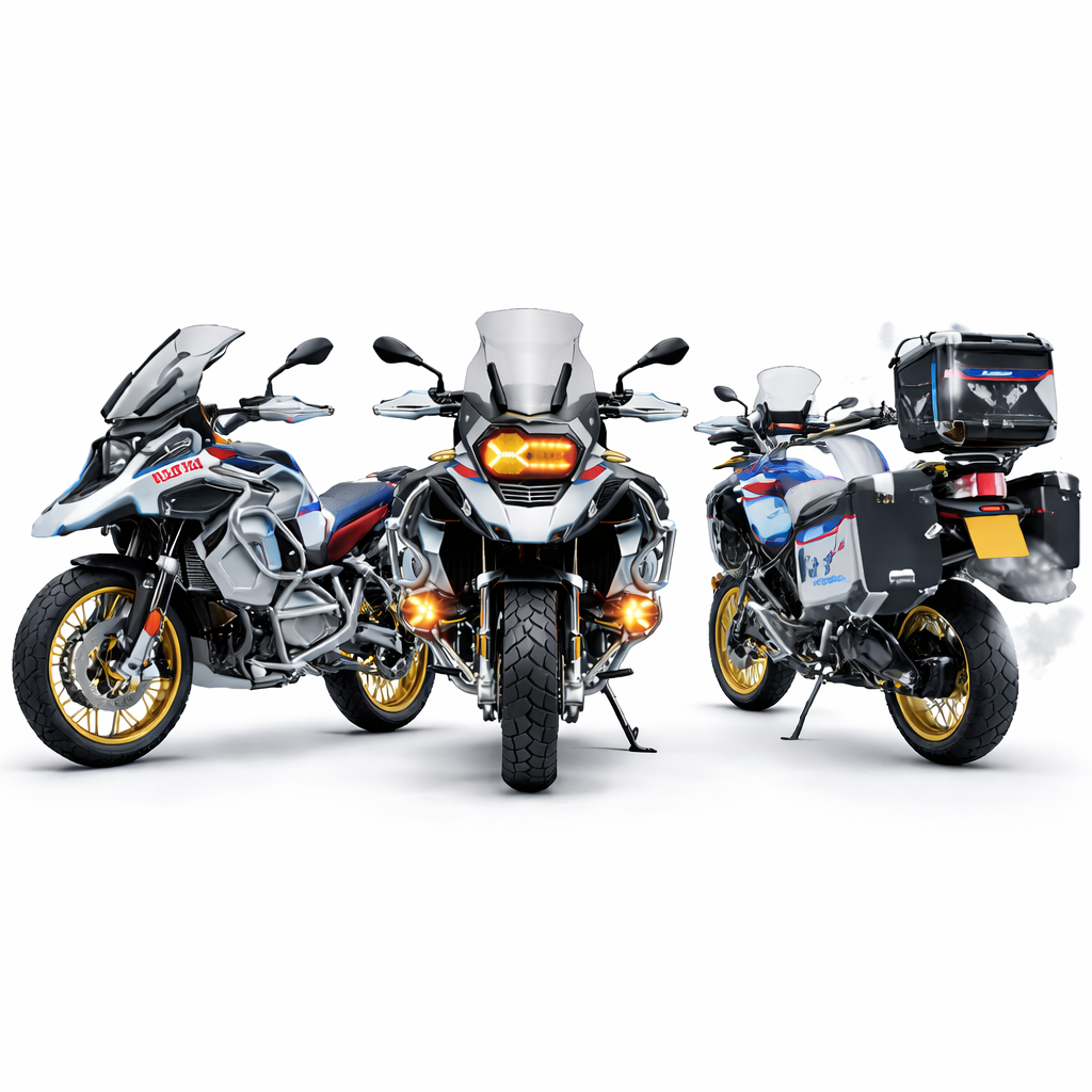 1:7 BMW R 1250 GS | Premium Alloy Die-cast Model | KAIKAMFUNG