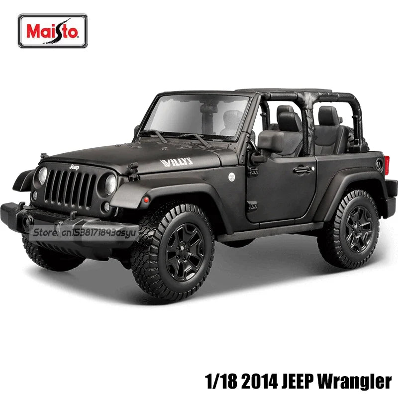 Maisto 1:18 2014 JEEP Wrangler alloy car model crafts decoration collection toy tools gift models Multiple styles