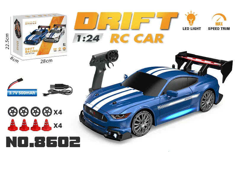 1:24 RC Drift Car 2.4G 4WD Remote Control