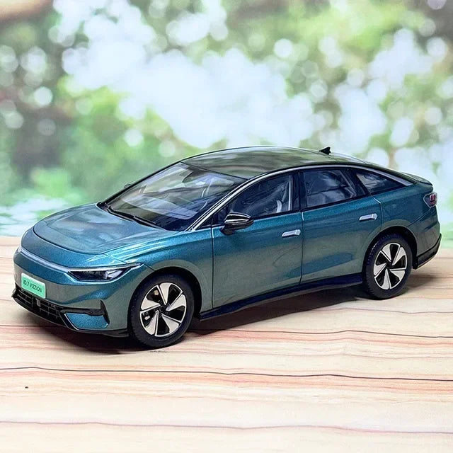 VV ID.7 VIZZION Diecast 1:18 Scale New Energy Pure Electric Coupe Alloy Car Model Souvenir Display Ornaments Collection