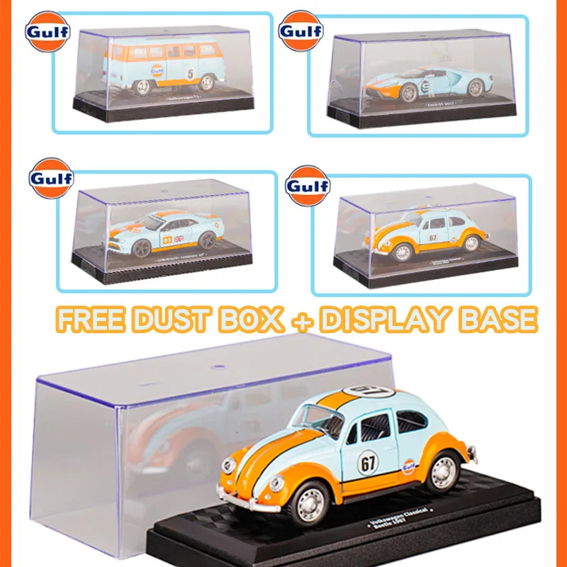 1:43 Gulf Alloy Car Model - Authentic Replica of Racing Glory