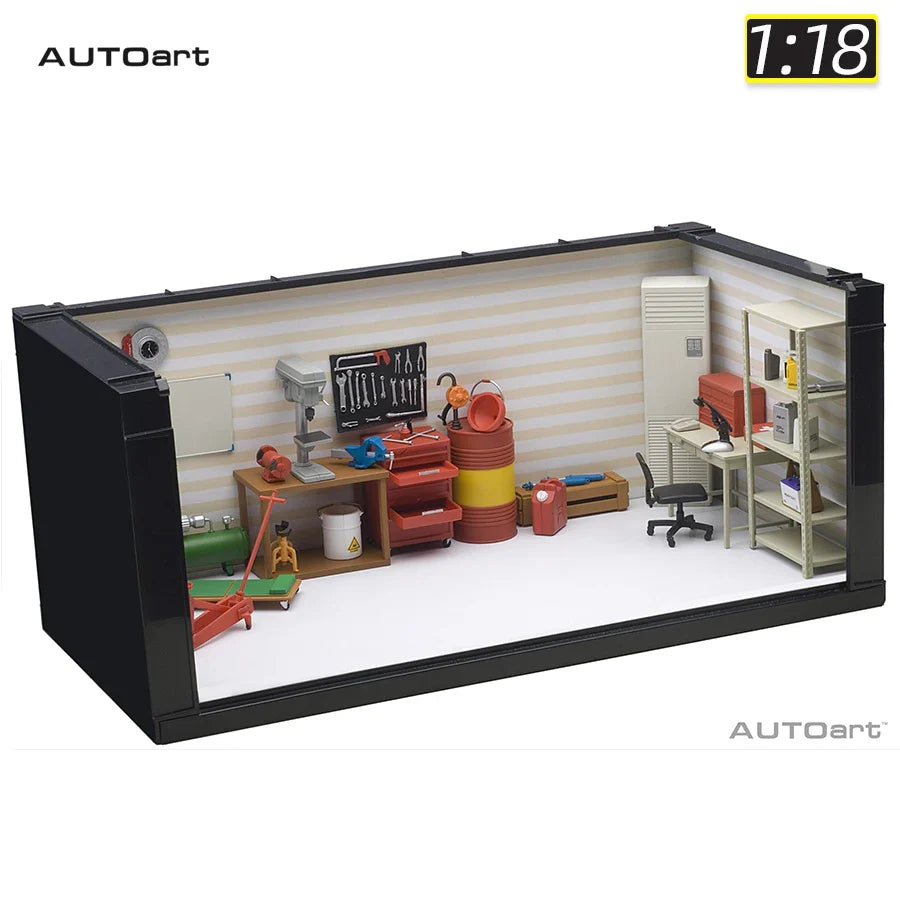 1:18 Garage kit set static display