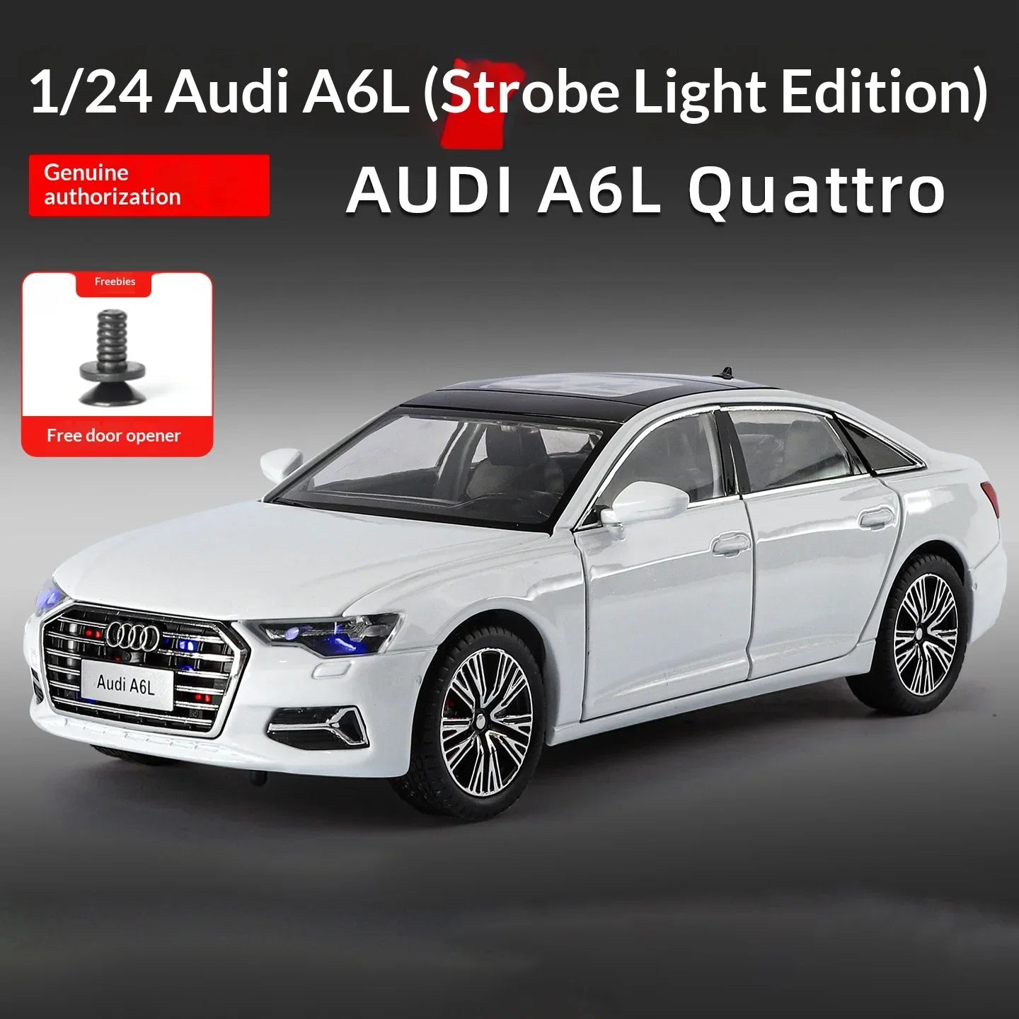 1:24 Audi A6L light flashing version