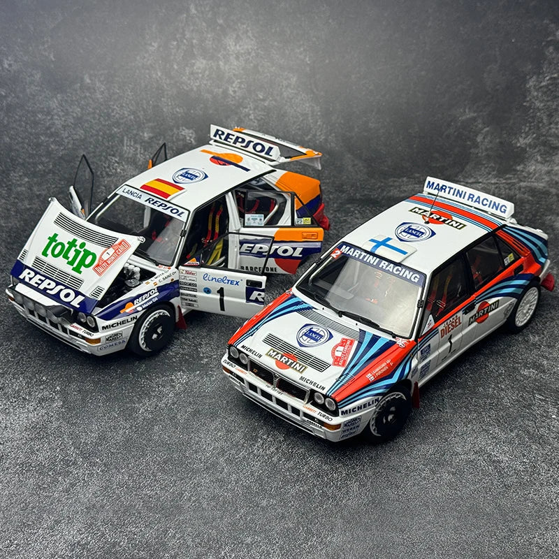 1:18 Lancia Delta HF Martini painted