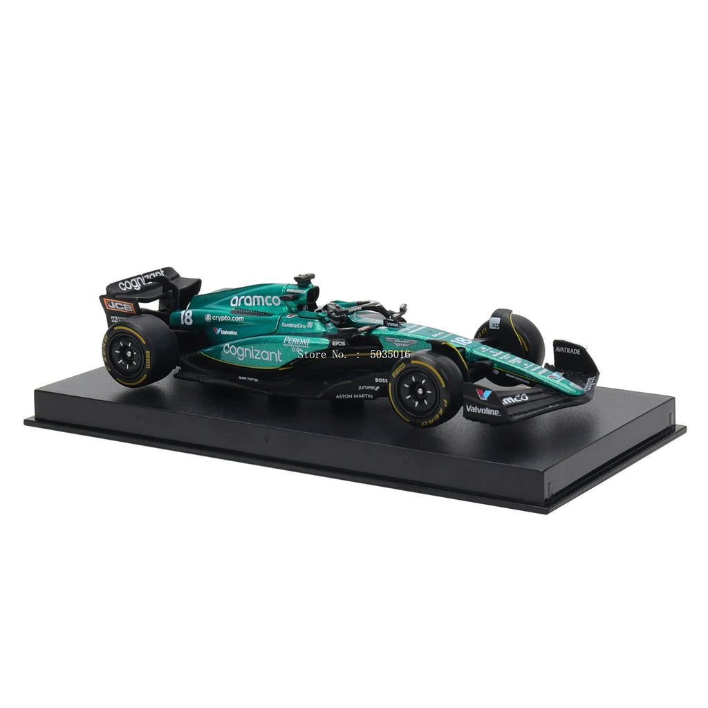 1:43 F1 Aston Martin Aramco F1 Team AMR23 2023 #14 Alonso #18 Stroll