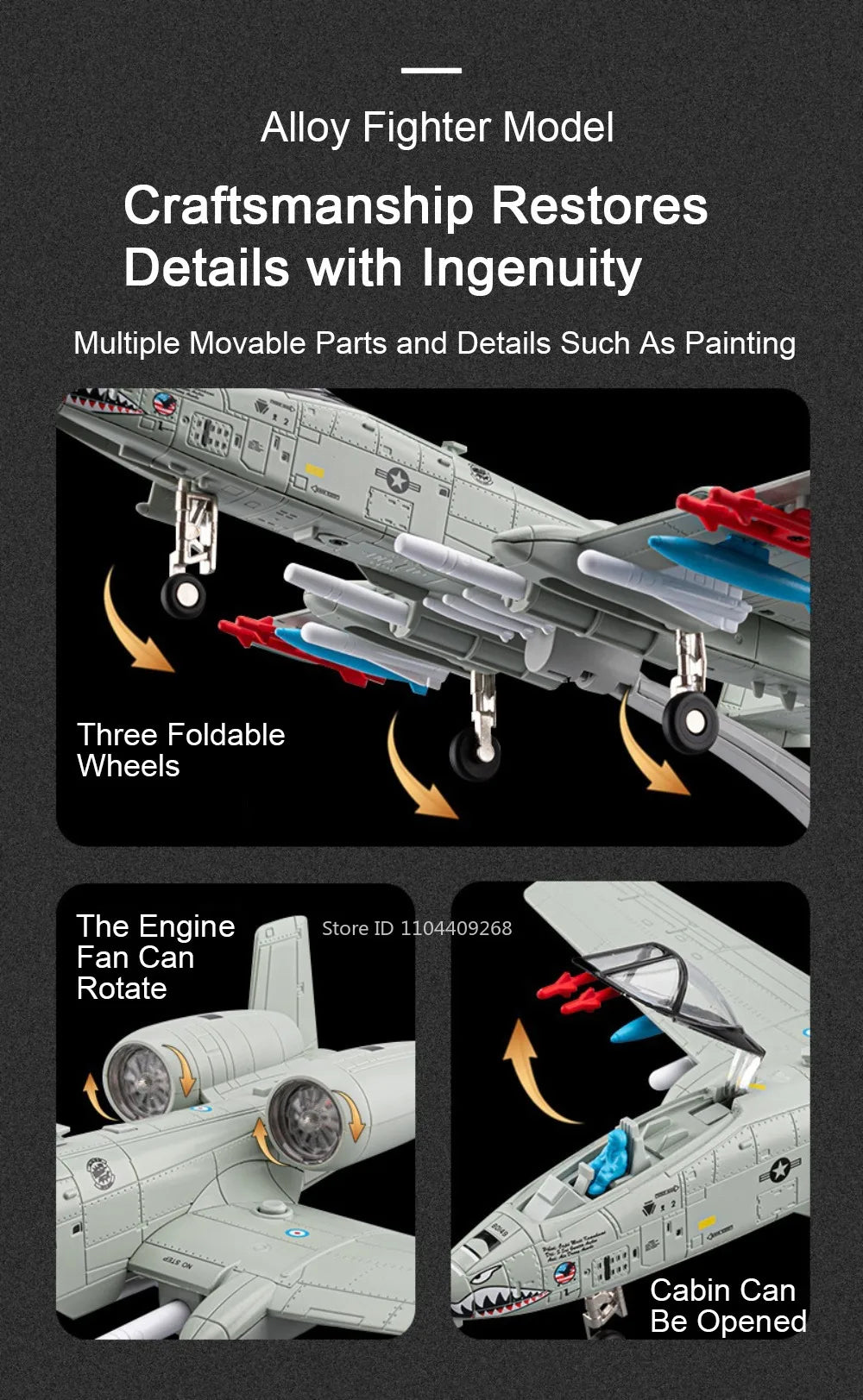 1:32 F-14 Tomcat?A-10 Thunderbolt II?Fighter