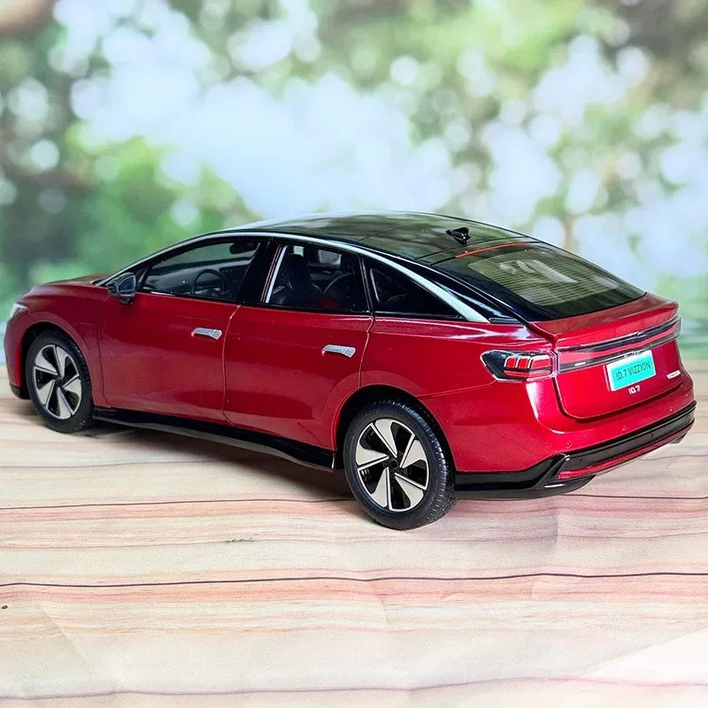 VV ID.7 VIZZION Diecast 1:18 Scale New Energy Pure Electric Coupe Alloy Car Model Souvenir Display Ornaments Collection